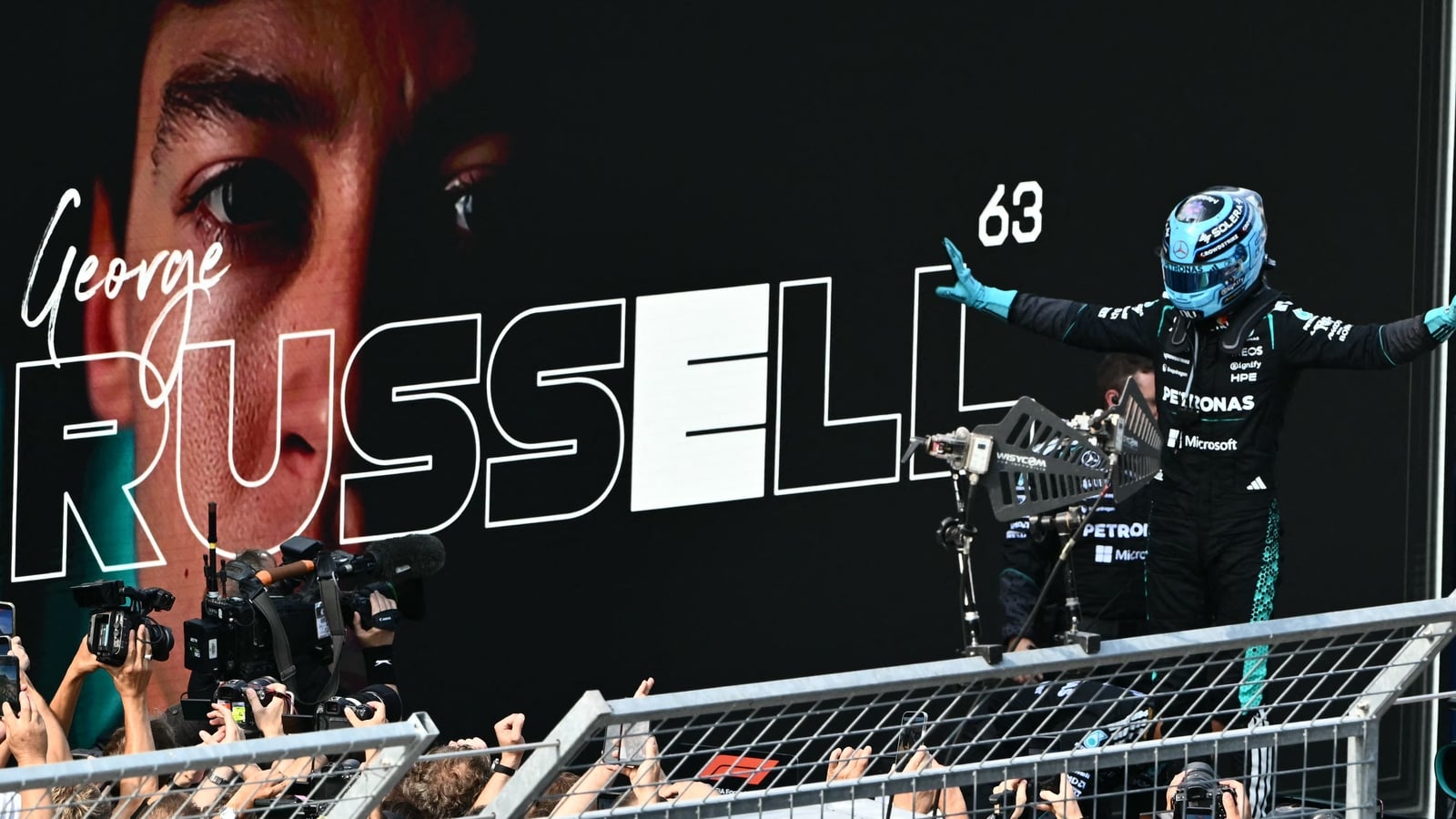 Russell holds off Verstappen for Austrian GP victory