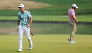 Hovland and Scheffler wait for Monday play-off