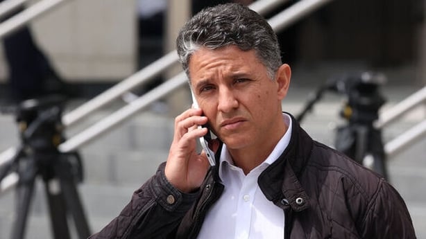 Ciao Benicio leaving the Central Criminal Court