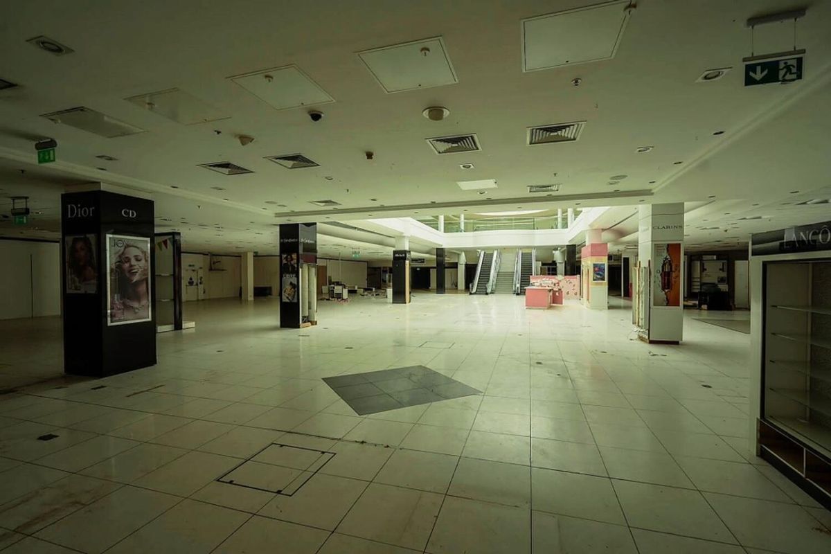 Inside abandoned Debenhams