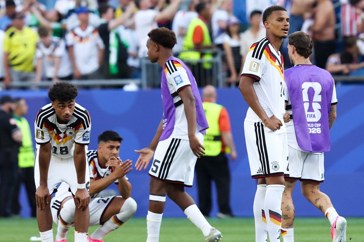 Germany players in a state of shock after their World Cup exit