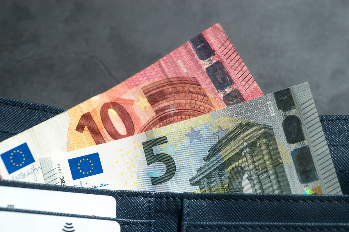 Euro money in a stock image