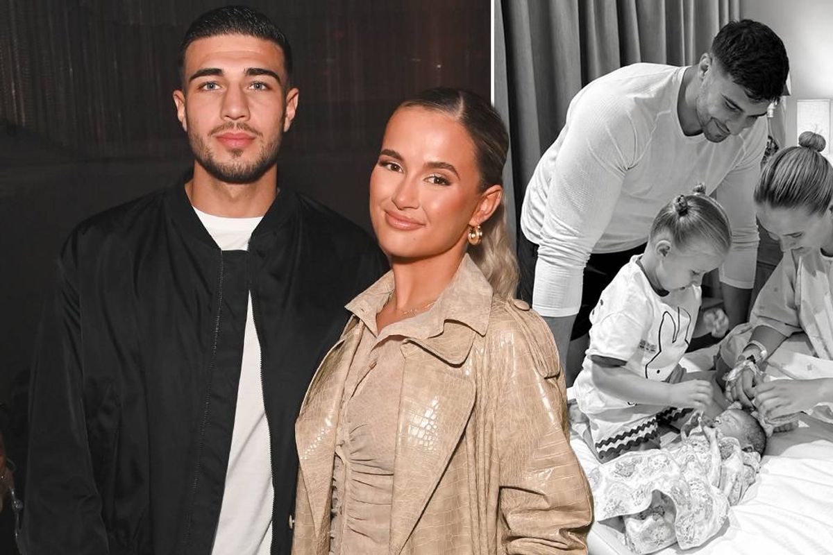 Molly-Mae Hague gives birth and shares adorable first picture with Tommy and Bambi