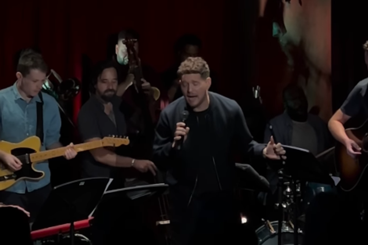 Michael Buble made a surprise appearance at the Ruby Sessions on Friday night