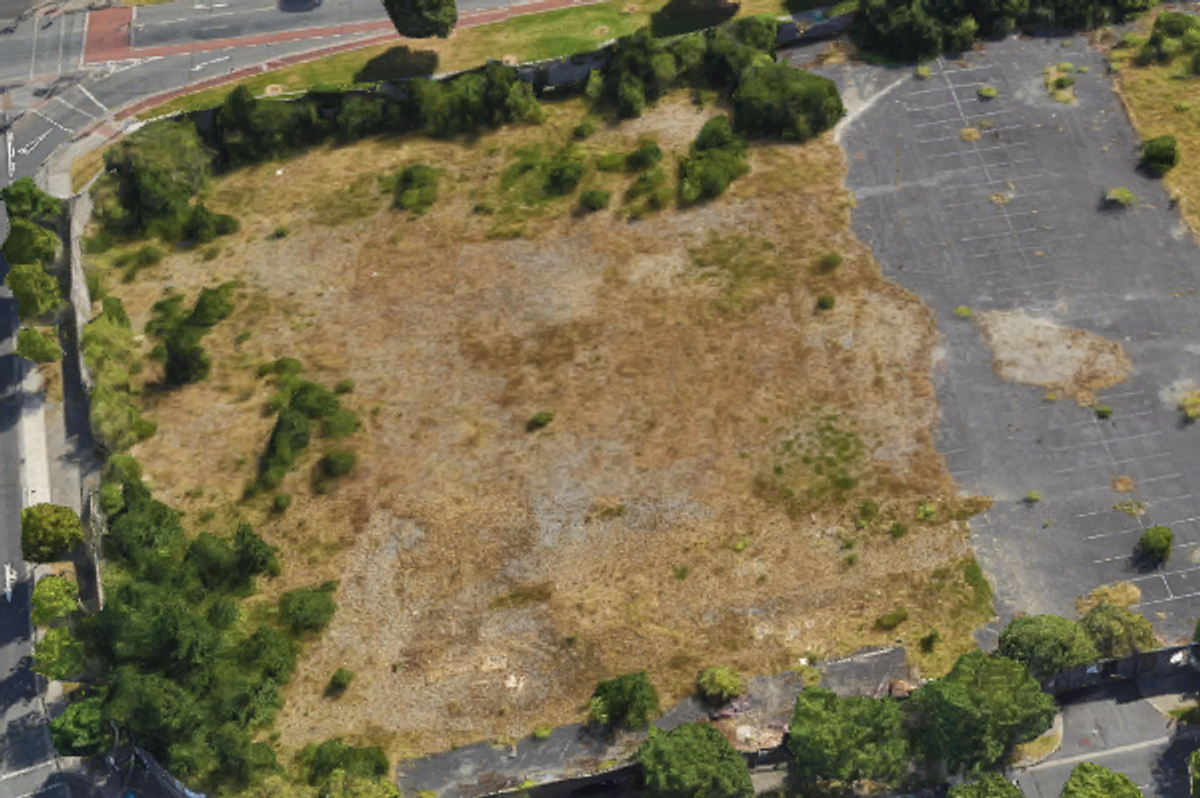 The former Woodies site in Tallaght