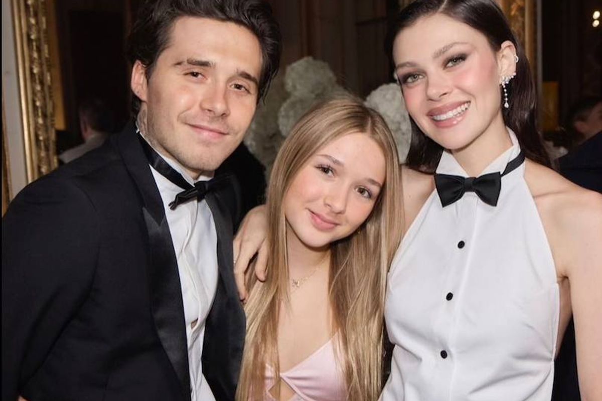 Brooklyn Beckham and sister, Harper