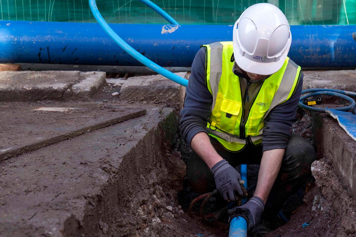 Irish Water crew (file photo)
