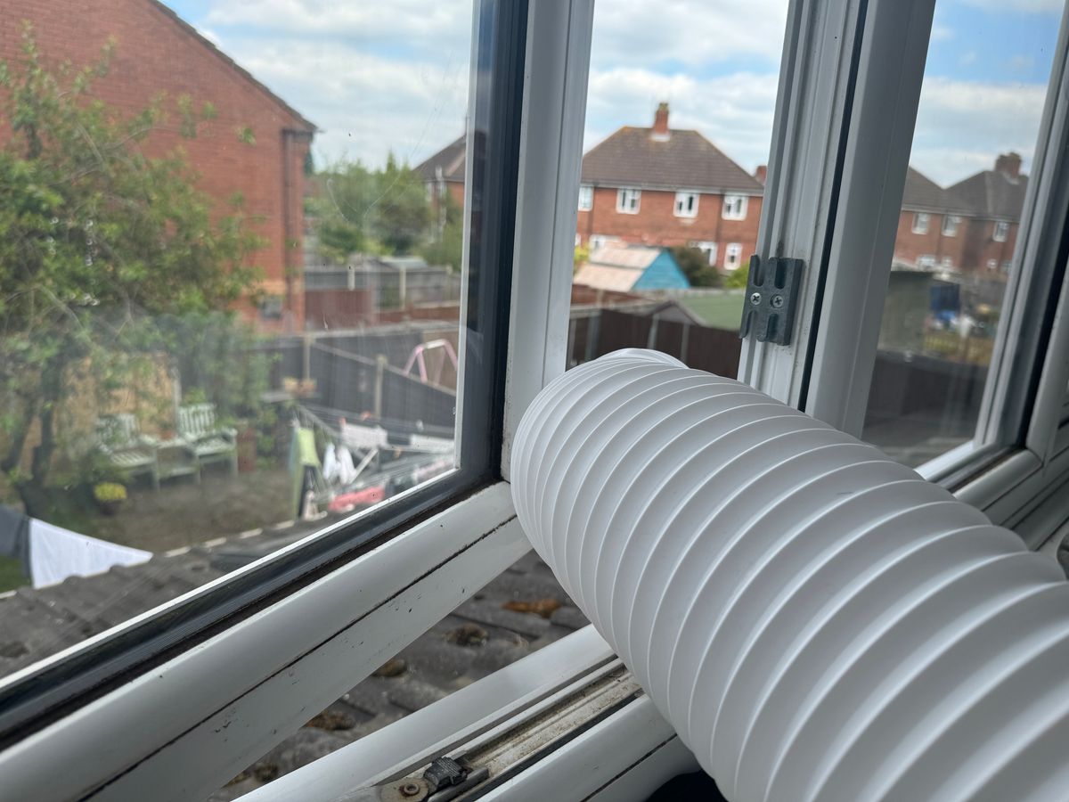 You'll need to deal with a large exhaust hose if you do get a portable air conditioner