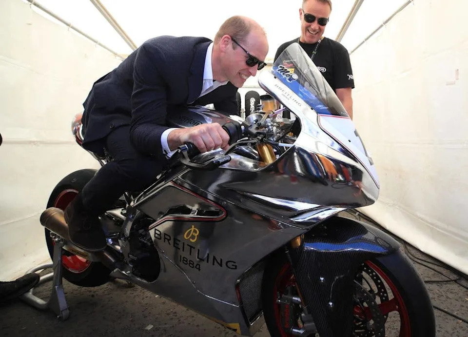 Prince William has always loved motorbikes