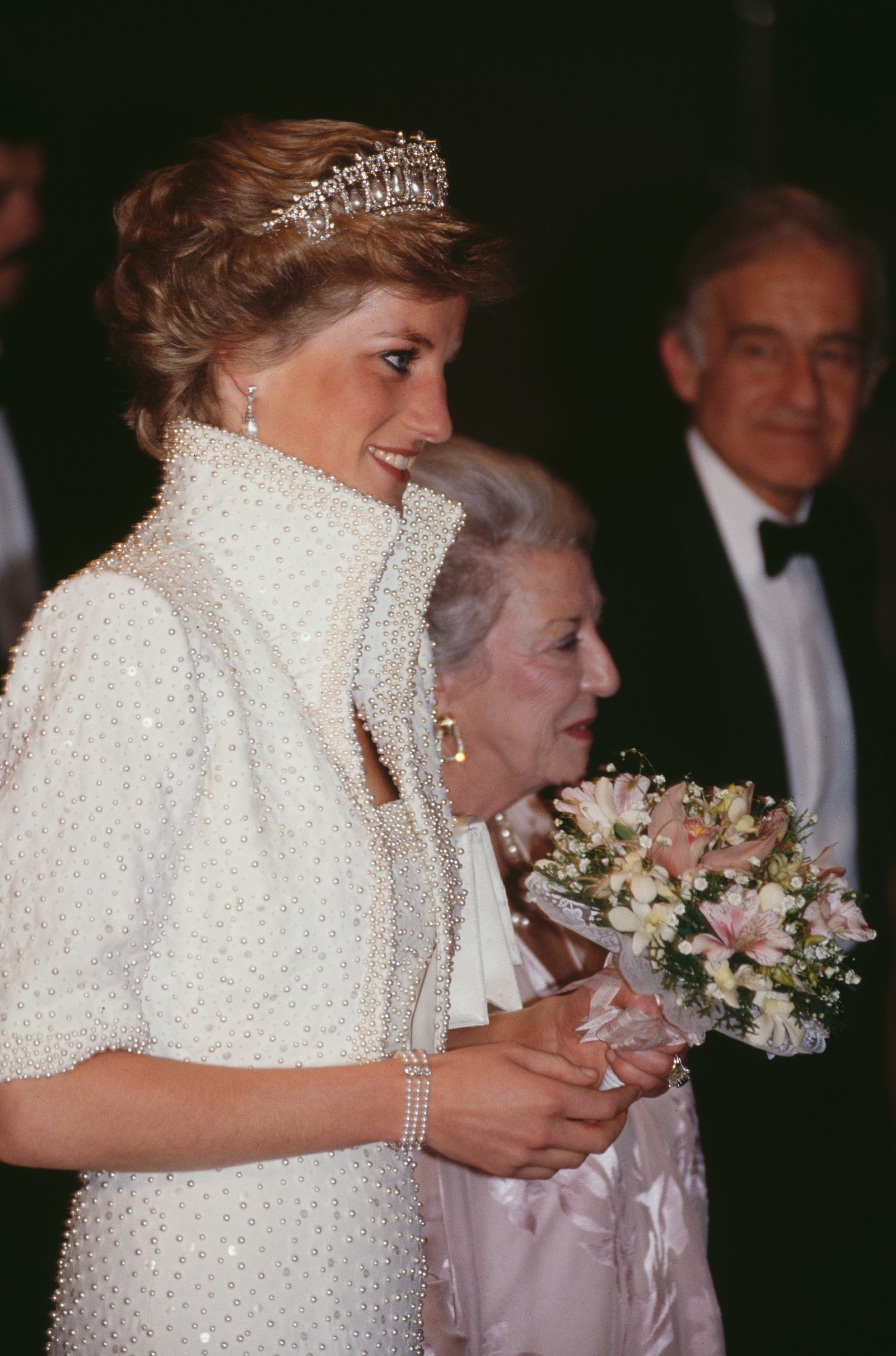 Image may contain Diana Princess of Wales Charmion King Person Flower Flower Arrangement Flower Bouquet and Plant