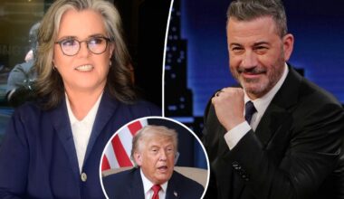 Jimmy Kimmel taps longtime Trump nemesis Rosie O'Donnell to replace him as he steps back from late-night show
