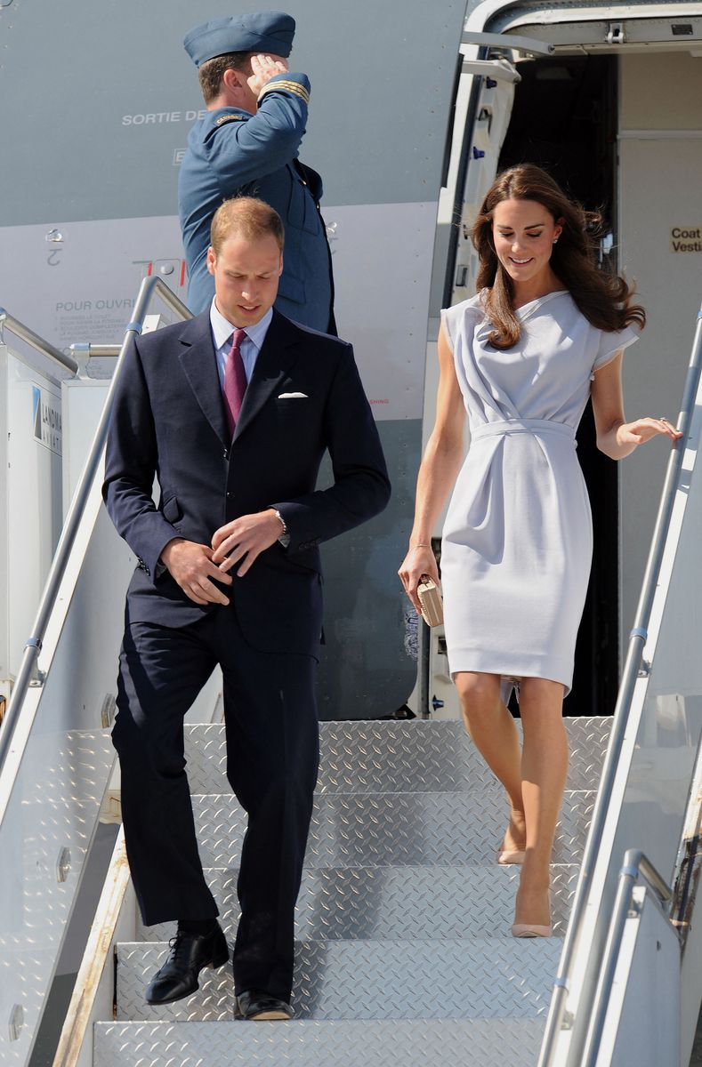 Kate Middleton during her first official visit to the United States in 2011, when she and Prince William traveled to Los Angeles.