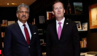 Anand Mahindra meets Sergio Gor; discusses US investments, supply chains resilience