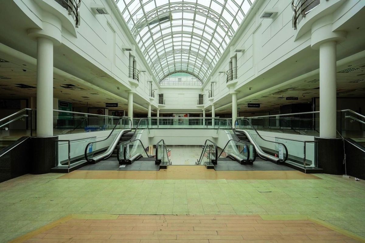 Inside abandoned Debenhams