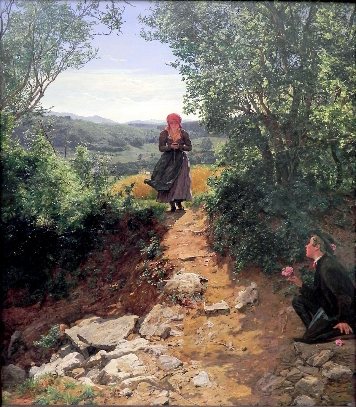 160 year old painting with smartphone proves theory that time travel exists