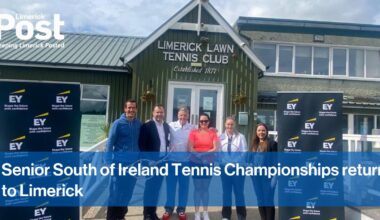 Senior South of Ireland Tennis Championships return to Limerick