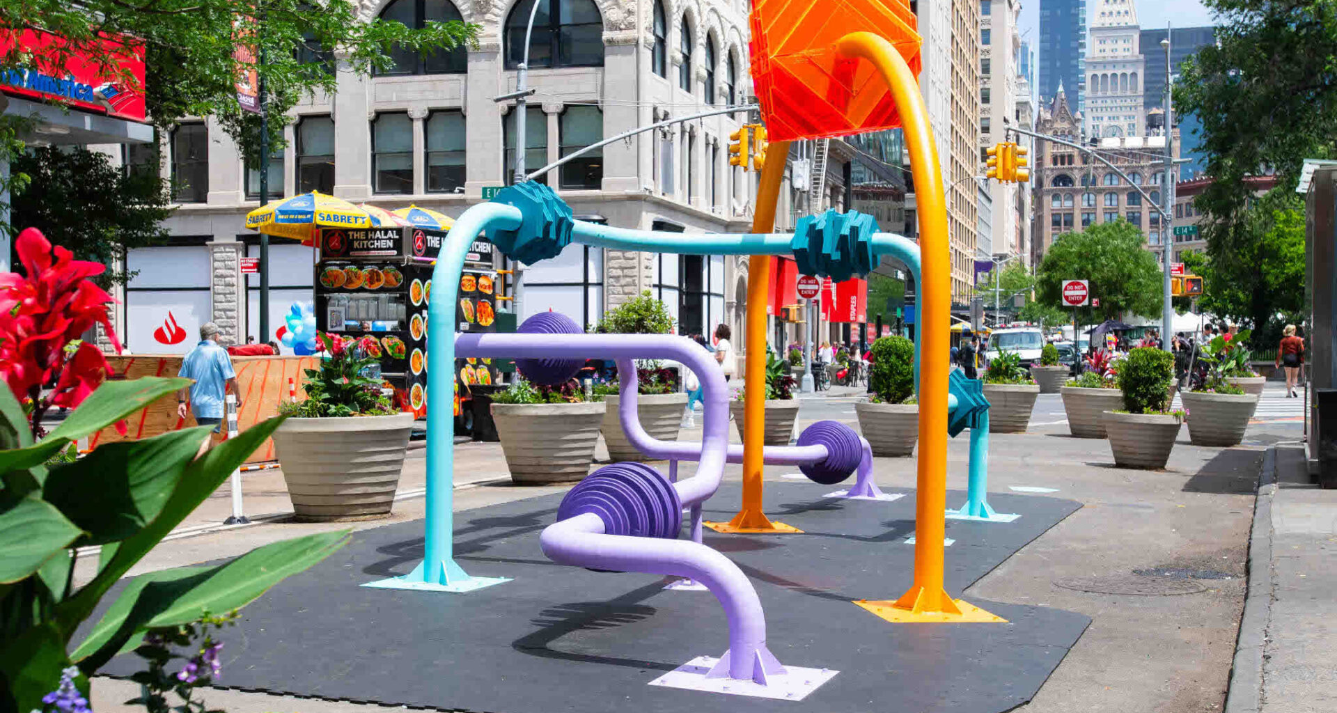 A Colorful New Sculpture Just Debuted in Union Square