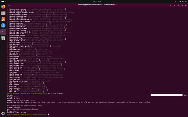 pkgcli on Ubuntu