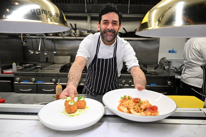 Paolo Orlando, head chef at La Vespa. Photograph: Bryan Meade 