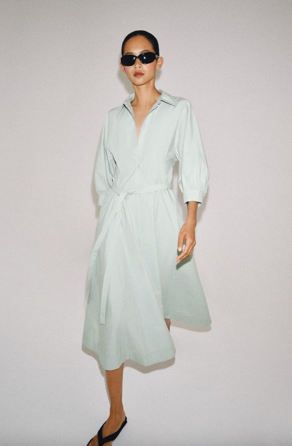Faded blue shirt dress from ZW Collection