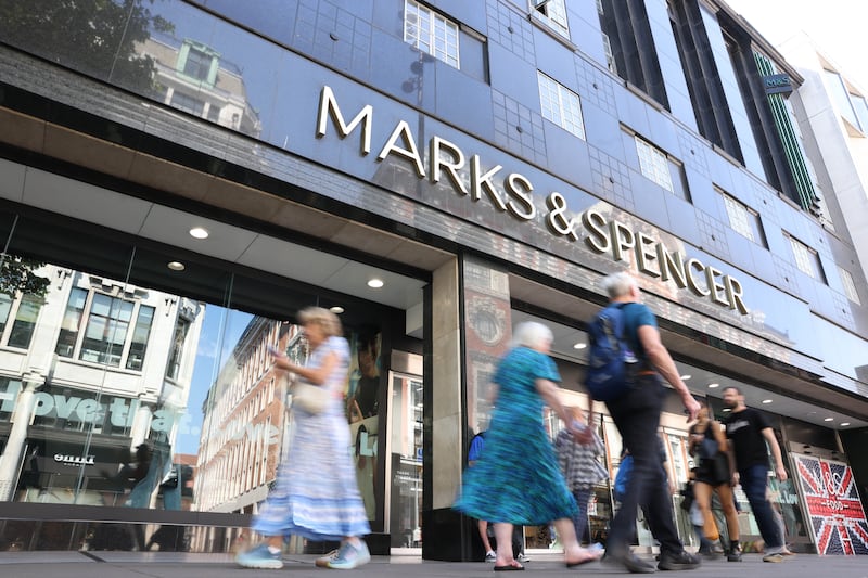 Marks & Spencer posted Irish revenues of some €371 million in the 12 months to the end of March 2025. Photograph: Neil Hall/EPA