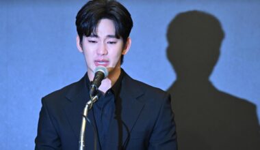 Actor Kim Soo-hyun speaks at a press conference addressing controversy surrounding his private life at Stanford Hotel in Mapo District, Seoul, March 31, 2025. Korea Times file