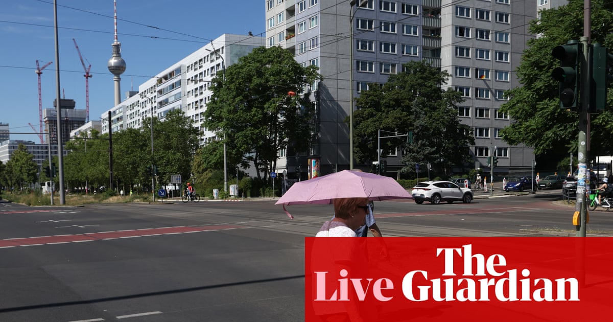 Europe heatwave live: 94 million people to experience temperatures above 35C today | Europe weather