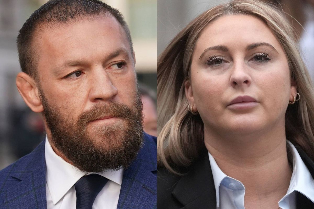 Conor McGregor (left) Nikita Hand (right)