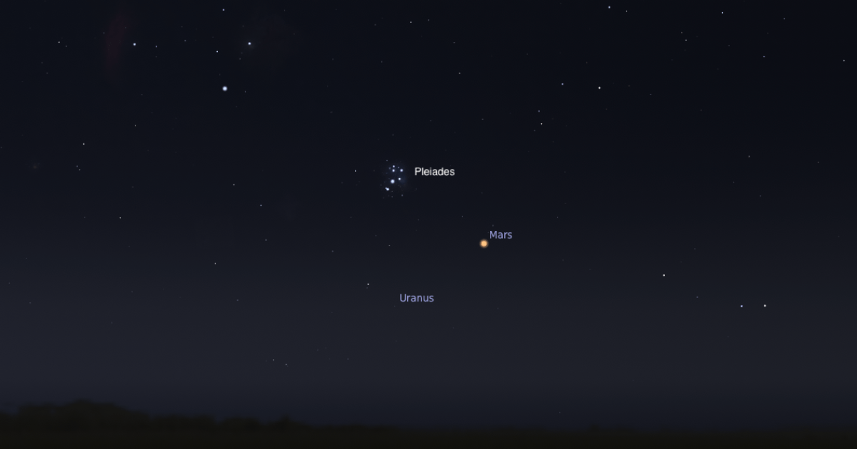 The Sky Today on Saturday, June 27: Mars meets the Pleiades