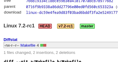 Linux 7.2-rc1 Git tag