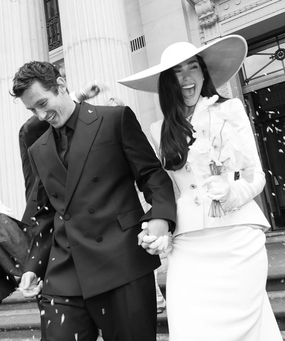 Dua Lipa and Callum Turner