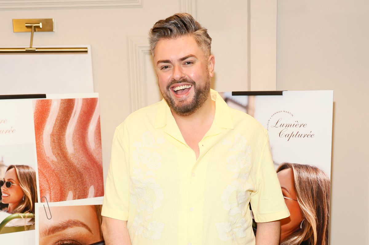 James Patrice at the launch of the new Hildun Beauty x Hannah Martin collection