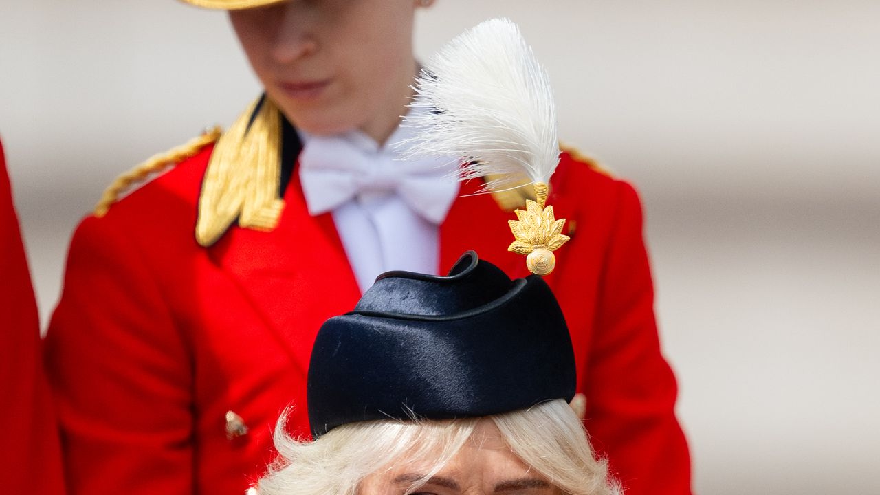 Queen Camilla pays tribute to Queen Elizabeth II with a symbolic military brooch at Trooping the Colour 2026