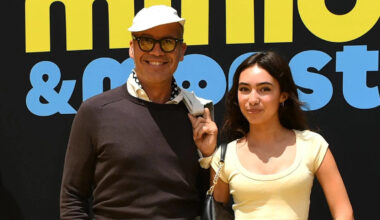 Titanic star, 60, steps out with rarely-seen teenage daughter in sweet family moment