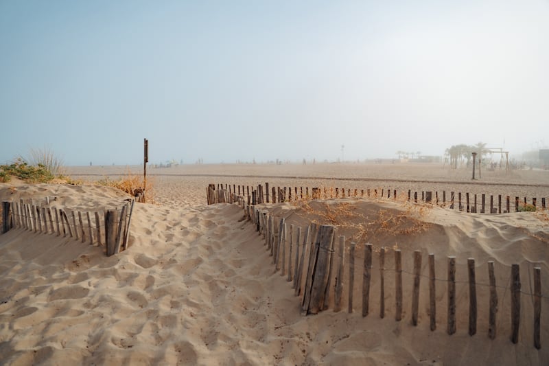 Valras-Plage in the south of France, the closest beach to the Harpurs' new holiday home