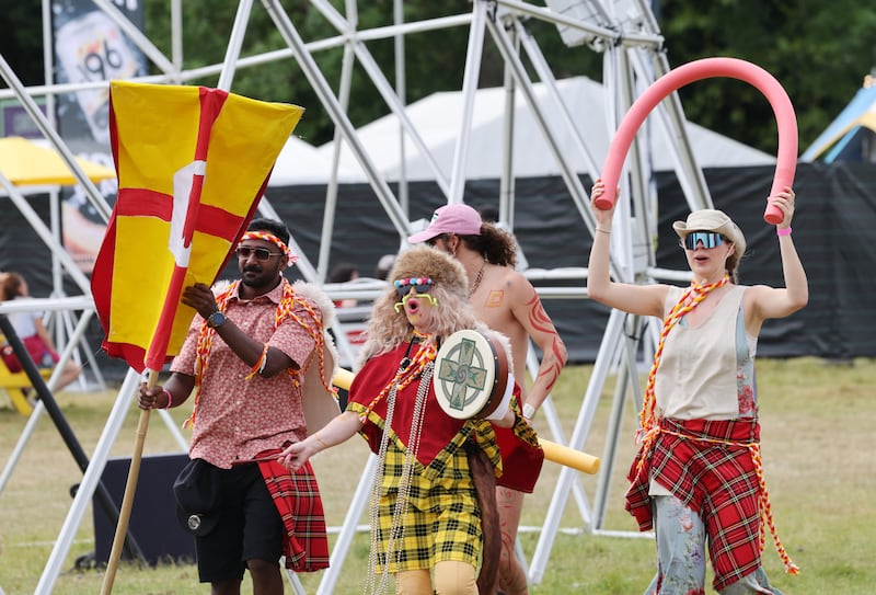 Entertainment at the 2026 Beyond the Pale festival in Glendalough estate, Co Wicklow.
Photograph: Alan Betson
