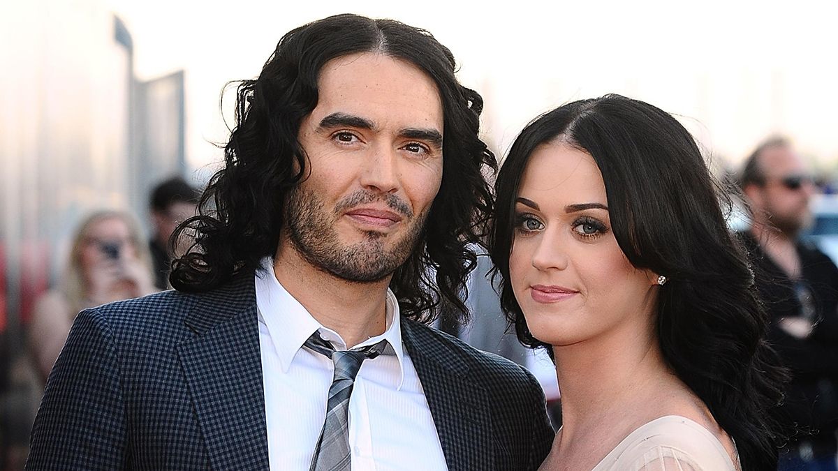 Katy Perry and Russell Brand