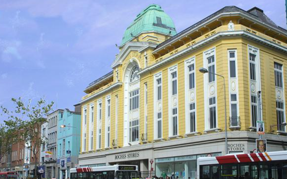 The old Roches Stores building on Pana