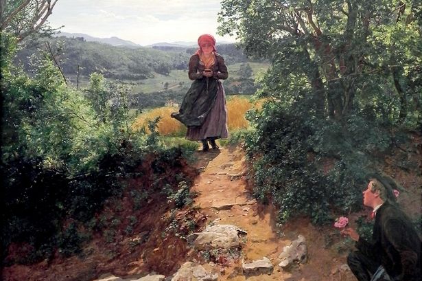 160 year old painting with smartphone proves theory that time travel exists