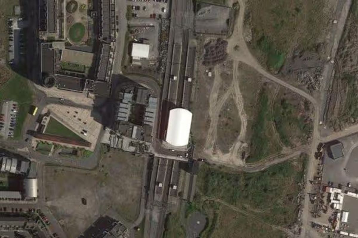 The incident happened at Clongriffin station