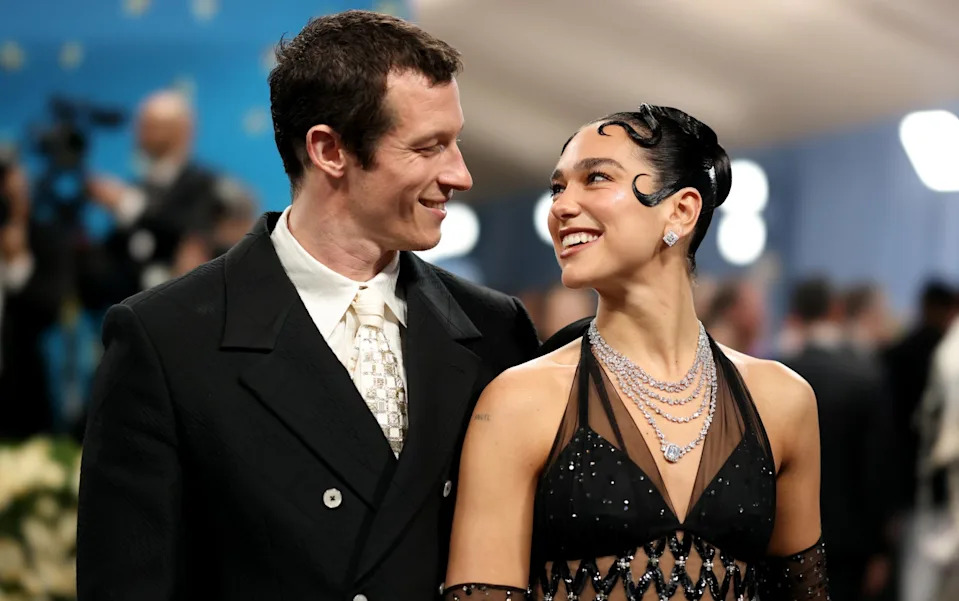 Callum Turner and Dua Lipa
