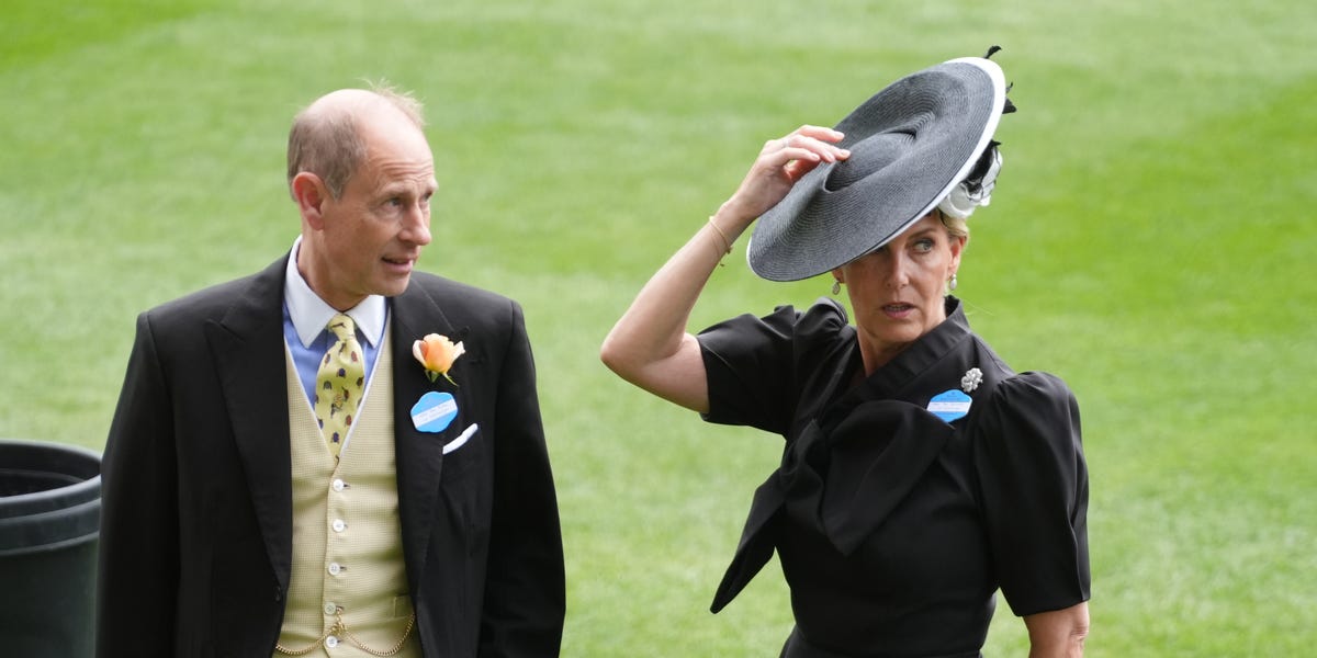 Sophie, Duchess of Edinburgh Wears Black Suzannah London Dress to Royal Ascot 2026