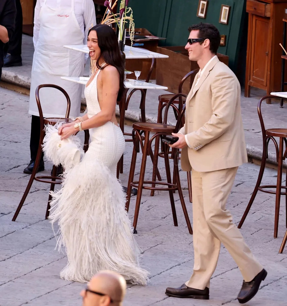 palermo, italy dua lipa and callum turner were all smiles as they stepped out for pre wedding celebrations in the heart of palermo, sicily the couple joined friends and guests as the festivities continued ahead of their wedding celebrations, with dua stunning in a figurehugging white gown and callum looking completely captivated by duas behind pictured dua lipa, callum turner backgrid usa 5 june 2026 byline must read pino backgrid usa 1 310 798 9111 usasalesbackgridcom uk 44 208 344 2007 uksalesbackgridcom uk clients pictures containing children please pixelate face prior to publication