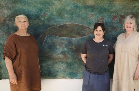Laois art residency leads to collaboration on goddess of Barrow - News