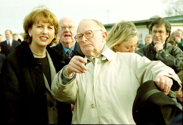  Gearóid O'Brion was on hand to tell President Mary McAleese, patron of the Waterford Healing Arts Trust, about the history of the healing stones, when she visited Waterford Regional Hospital back in 2000 to open the Healing Garden.