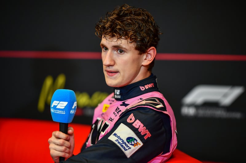 Third-placed qualifier Alexander Dunne of Ireland and Rodin Motorsport (15) ahead of Round 4 Monaco of the Formula 2 Championship at Circuit de Monaco. Photo: James Sutton/ Formula 1/ Getty Images