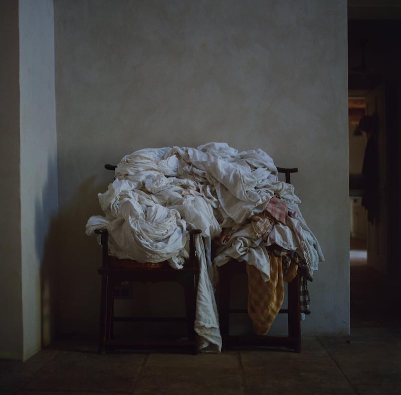 Doreen Kilfeather, Laundry on two chairs, analogue film print, RHA Annual Exhibition 2026