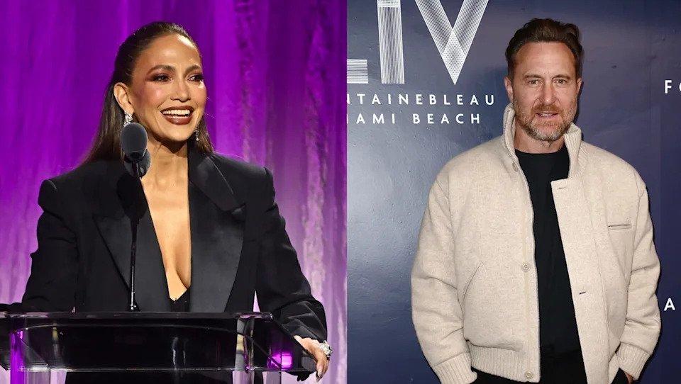 Jennifer Lopez and David Guetta