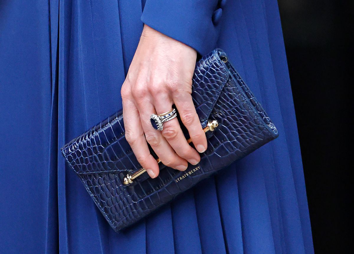 The Princess of Wales has worn the Strathberry Multrees Chain Wallet on repeat for several years.