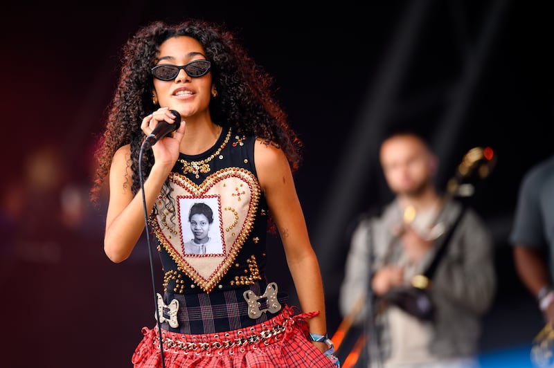 Olivia Dean performs on the Pyramid Stage at Glastonbury last June. Photograph: Joe Maher/Getty